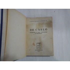 DE CAELO  -  INCERCARE IN JURUL CUNOASTERII SI INDIVIDULUI  - CONSTANTIN NOICA